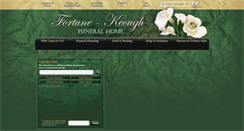 Desktop Screenshot of fortunekeoughfuneralhome.com